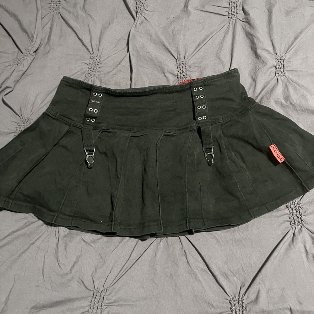 Rare Vintage TRIPP NYC pleated garter skirt Y2K emo Hot Topic punk goth